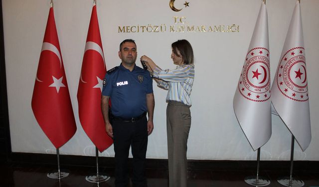 Komiser Sinan Döner Başkomiserliğe terfi etti