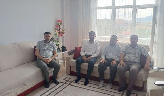 Hac farizasını tamamlayan İmam-Hatibe ziyaret