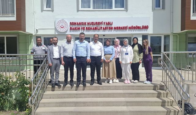 Osmancık Huzurevi’nde ziyaret ve denetim