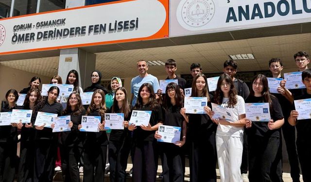 Ömer Derindere Fen Lisesi’nden uluslararası başarı