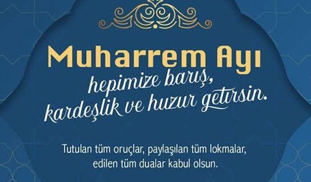 Mecitözü Belediye Başkanı Veli Aylar’dan Muharrem Ayı mesajı