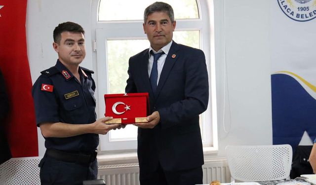 Çorum'da Komutan Gürsoy'a veda yemeği