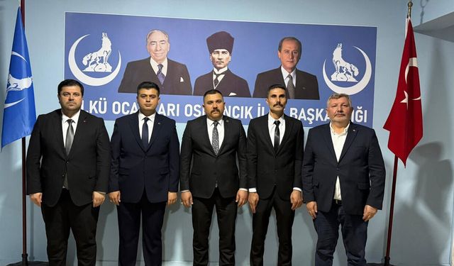 Osmancık Ülkü Ocakları Başkanlığına Murat Başkaya Atandı