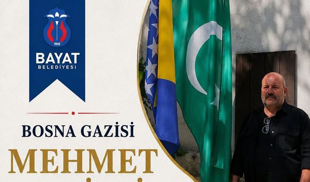 Bosna Gazisi Mehmet Şahin, Bayat’ta Hatıralarını Anlatacak
