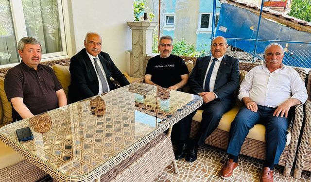 Laçin Belediye Başkanı Toydemir’e taziye ziyareti