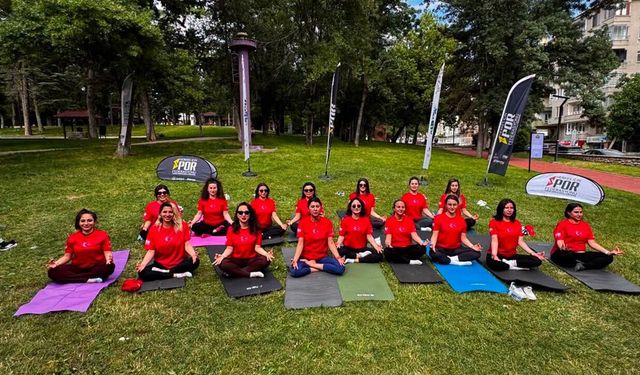 Çorum’da Dünya Yoga Günü etkinliği düzenlendi