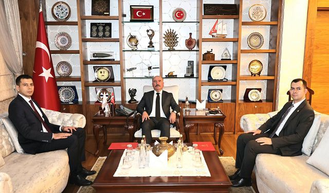 Kaymakamlardan Vali Çalgan’a veda ziyareti