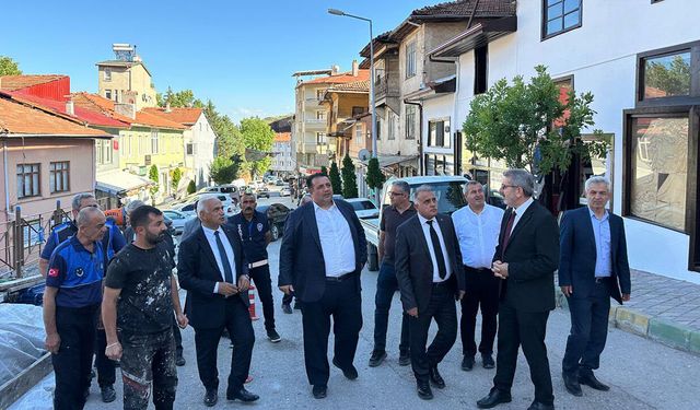İskilip’te devam eden yatırımlar yerinde incelendi