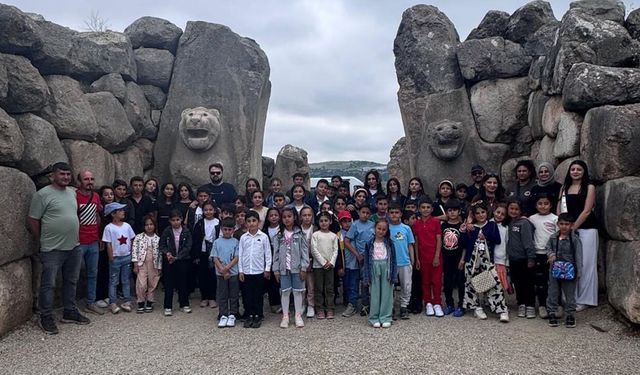 Boğazkale’nin tarihine yolculuk yaptılar: Hayran kaldılar