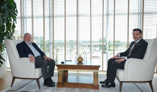 Başkan Aşgın’dan Kaymakam Şapaloğlu’na başarı dileği