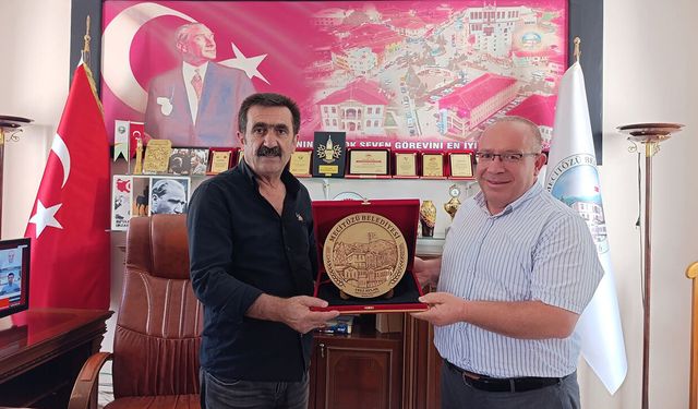 Mecitözü Tapu Sicil Müdürü Aral’dan veda ziyareti