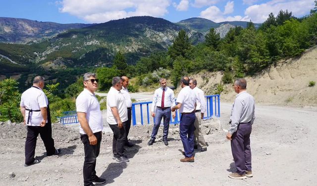 Osmancık’ta köy yatırımları yerinde incelendi