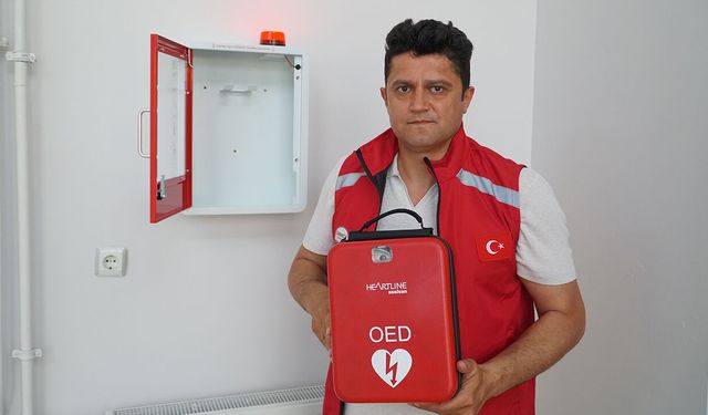 Ani kalp durmalarına karşı üretilen yerli cihaz Osmancık'ta hizmete sunuldu