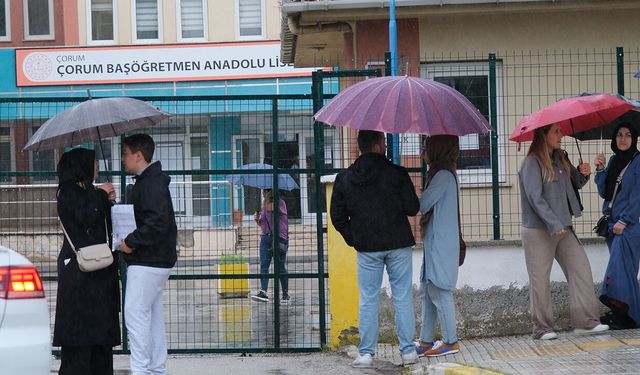Çorum’da 5 bin 838 öğrenci LGS kapsamındaki merkezi sınava girdi