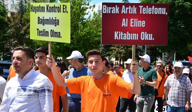 Çorum’da bağımlılığa karşı farkındalık yürüyüşü
