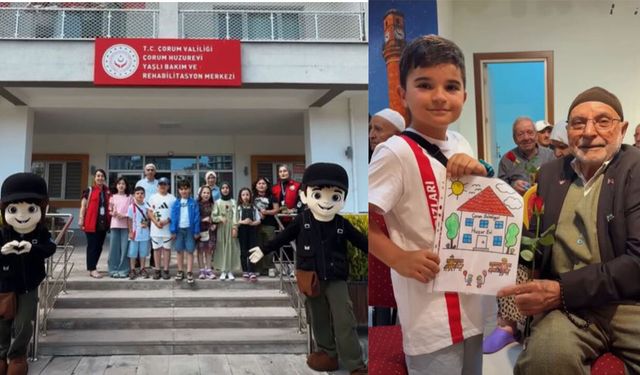 Çorum Belediyesi’nden Huzurevine Babalar Günü ziyareti