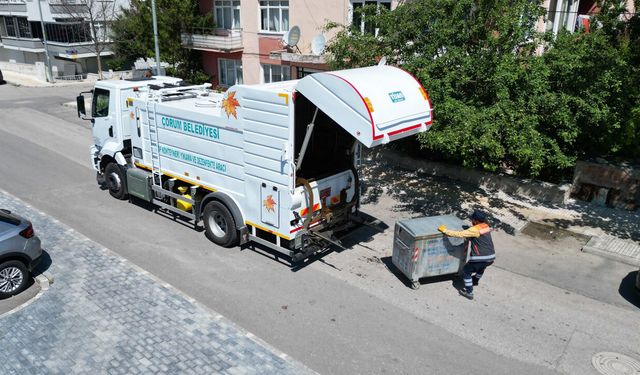Çorum Belediyesi Vektörel Mücadeleyi Aralıksız Sürdürüyor