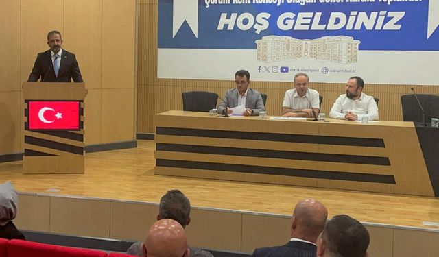 Çorum Kent Konseyi Olağan Seçimli Genel Kurulu 29 Haziran’da Yapılacak