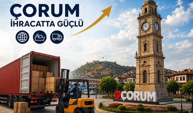 Çorum'dan 436 Milyon Dolarlık ihracat: Bölgenin birincisi oldu