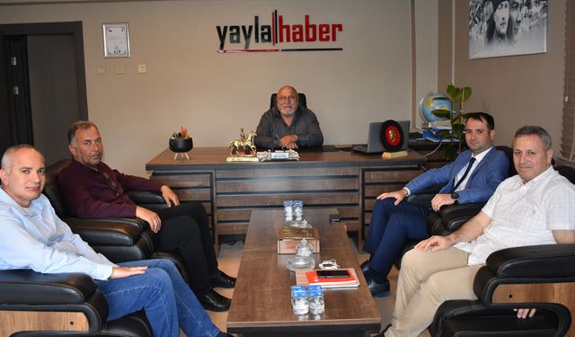 İletişim Başkanlığı heyetinden Yayla Haber’e ziyaret