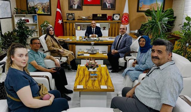 Çorum ÇÖLYAK Derneği’nden Başkan Duran Bıyık’a ziyaret