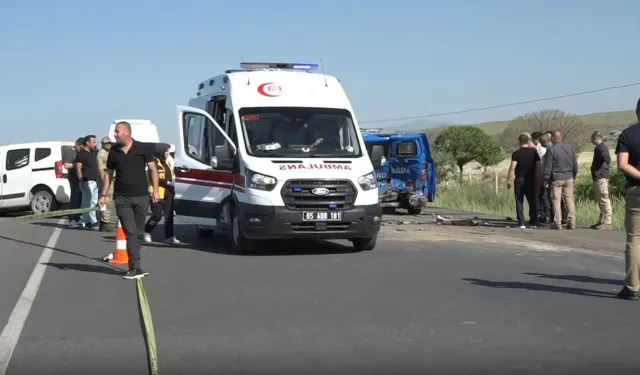 Hafif ticari araç askeri araca çarptı: 1 şehit, 5 yaralı
