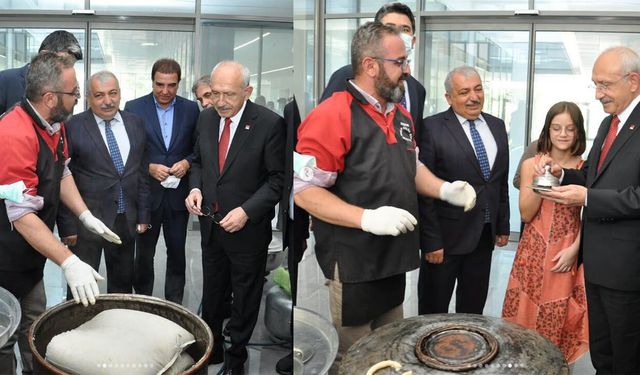 Kılıçdaroğlu'na İskilip Dolmasının yapım aşamalarını anlattılar