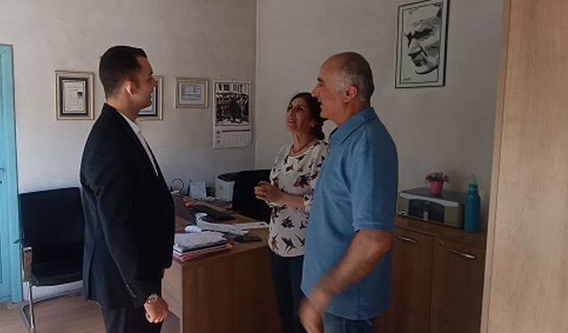 Bayat Kaymakamı Kerem Yüce esnafla vedalaştı