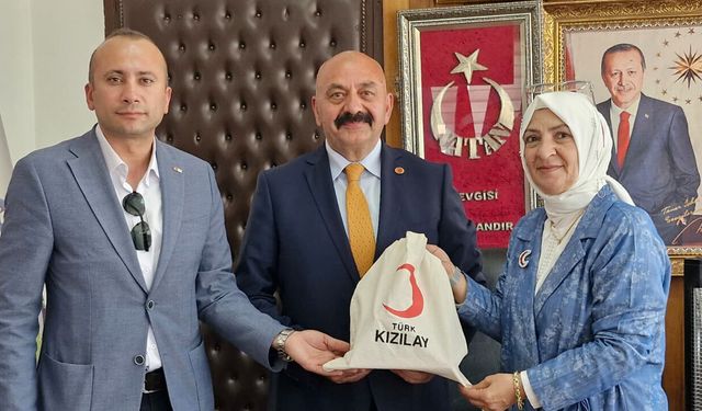 Kızılay’dan Başkan Taner İsbir’e anlamlı ziyaret