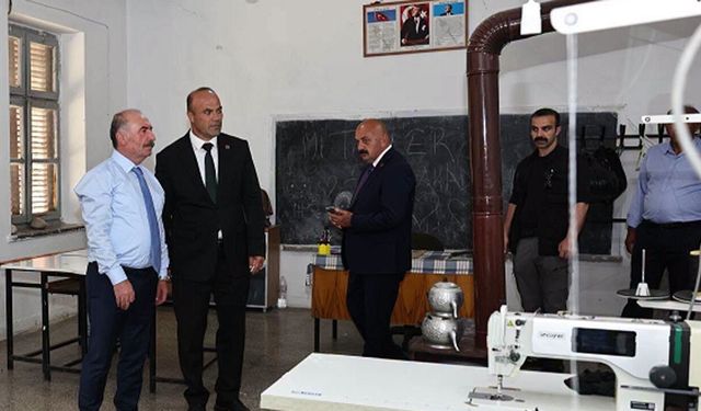Vali Çalgan’dan Aşdağul’da İnceleme! Eski Okul Binası Gençlik Merkezi olacak