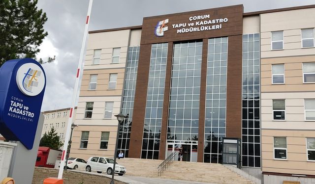 Çorum Kadastro Müdürlüğü, Kadastro Güncellemesi Yapacak