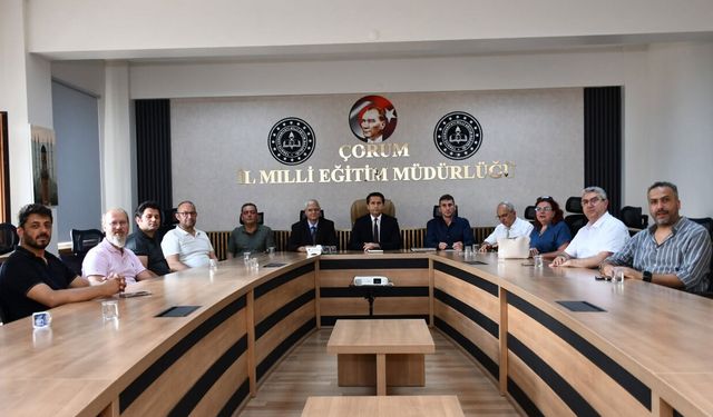 Çorum’da Taşımalı Eğitim ve Pansiyon Planlama Toplantısı Yapıldı