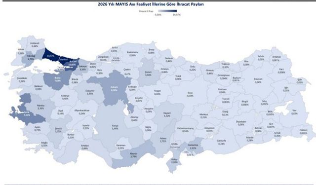 Çorum'un mayıs ihracatı belli oldu: Türkiye'den aldığı pay dikkat çekti