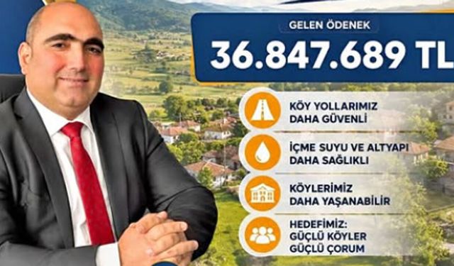 36 Milyon liralık KÖYDES ödeneği tahsis edildi