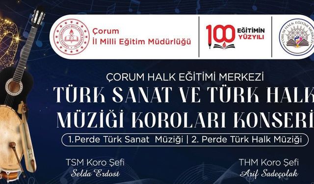 Çorum'da müzik şöleni sanatseverlerle buluşacak