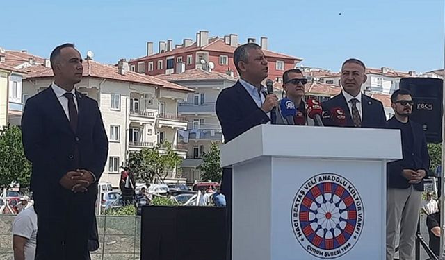 Özgür Özel Çorum'da halka seslendi