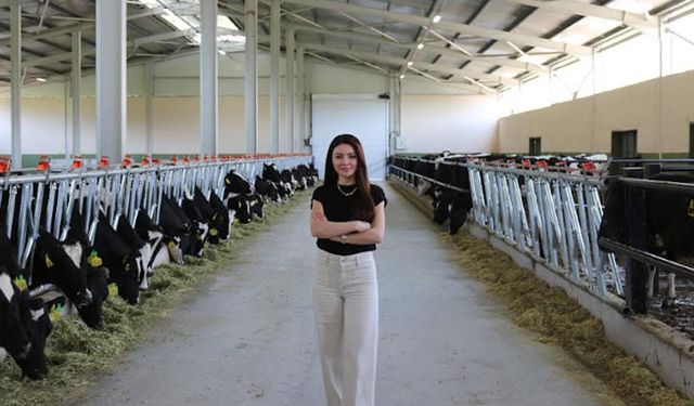 Genç kadın mimar köyüne süt üretim çiftliği kurdu