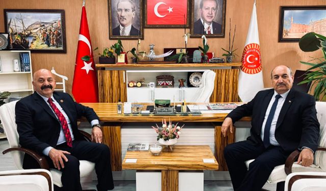Başkan İsbir'den Duran Bıyık'a hayırlı olsun ziyareti