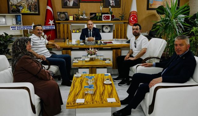 İskilipli besici ailesinden İl Genel Meclisi Başkanı Duran Bıyık'a ziyaret