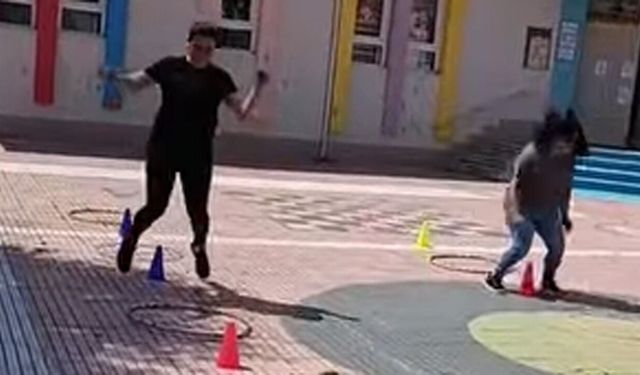 Çiğdem Anaokulunda aileler çocuklarıyla yarıştı