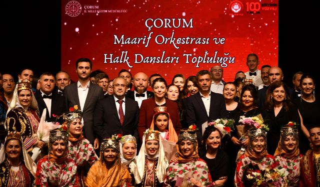 Çorum’da öğretmenlerden kültür ve sanat gecesi
