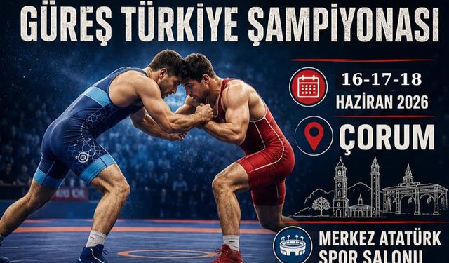 İşitme Engelli Güreşçiler Şampiyonluk için Çorum'da buluşuyor
