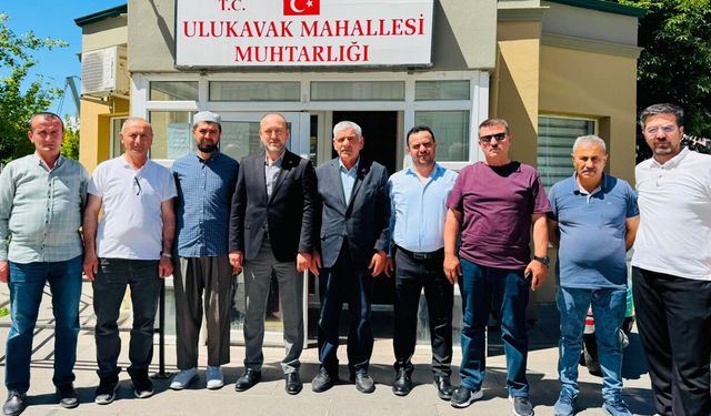 Yeniden Refah Partisi'nden Ulukavak Mahallesi’ne ziyaret