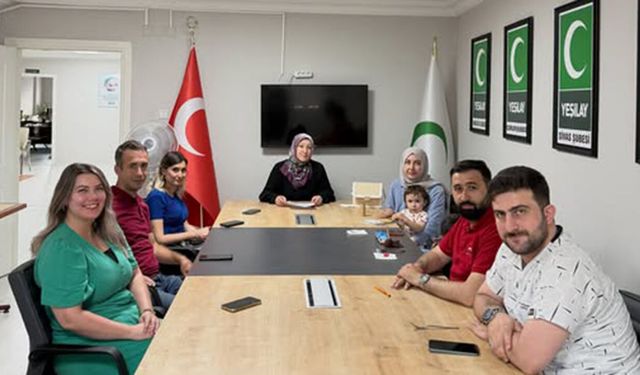 Yeşilay Çorum Şubesi Temmuz ayı çalışmalarını planladı