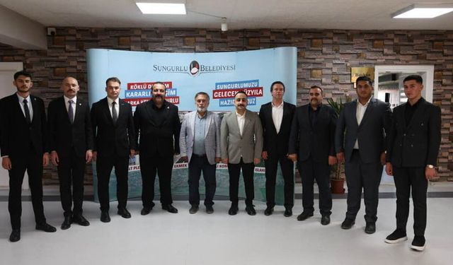 Ülkü Ocakları’ndan Sungurlu Belediyespor’a ziyaret