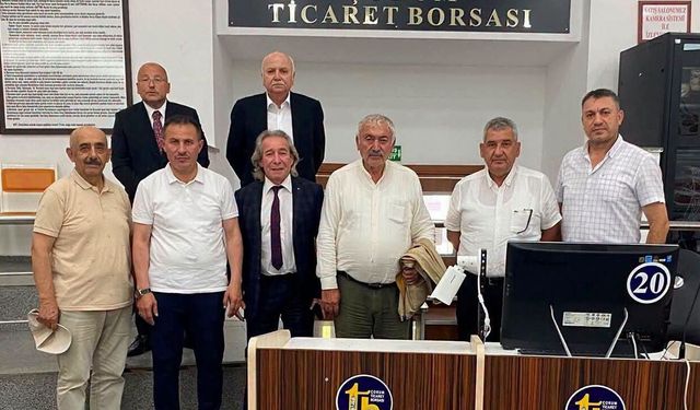 Ordu Ticaret Borsası’ndan Yılmaz Kaya’ya ziyaret