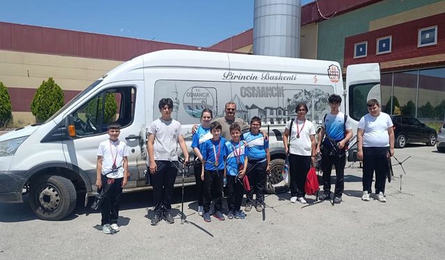 Osmancık Belediyesi’nden okçuluk sporcularına ulaşım desteği