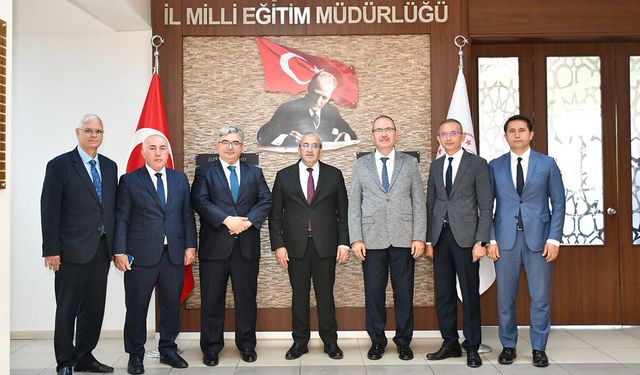 Eğitim müfettişlerinden Müdür Çağlar’a ziyaret