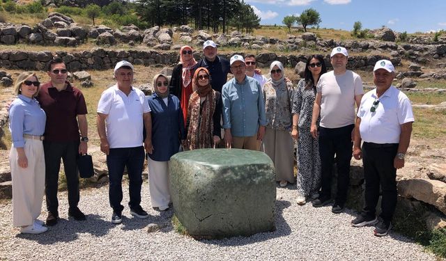 Boğazkale’de protokol buluşması