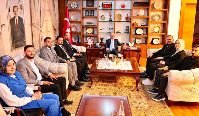 AK Parti Çorum İl Gençlik Kolları'ndan Vali Ali Çalgan'a ziyaret